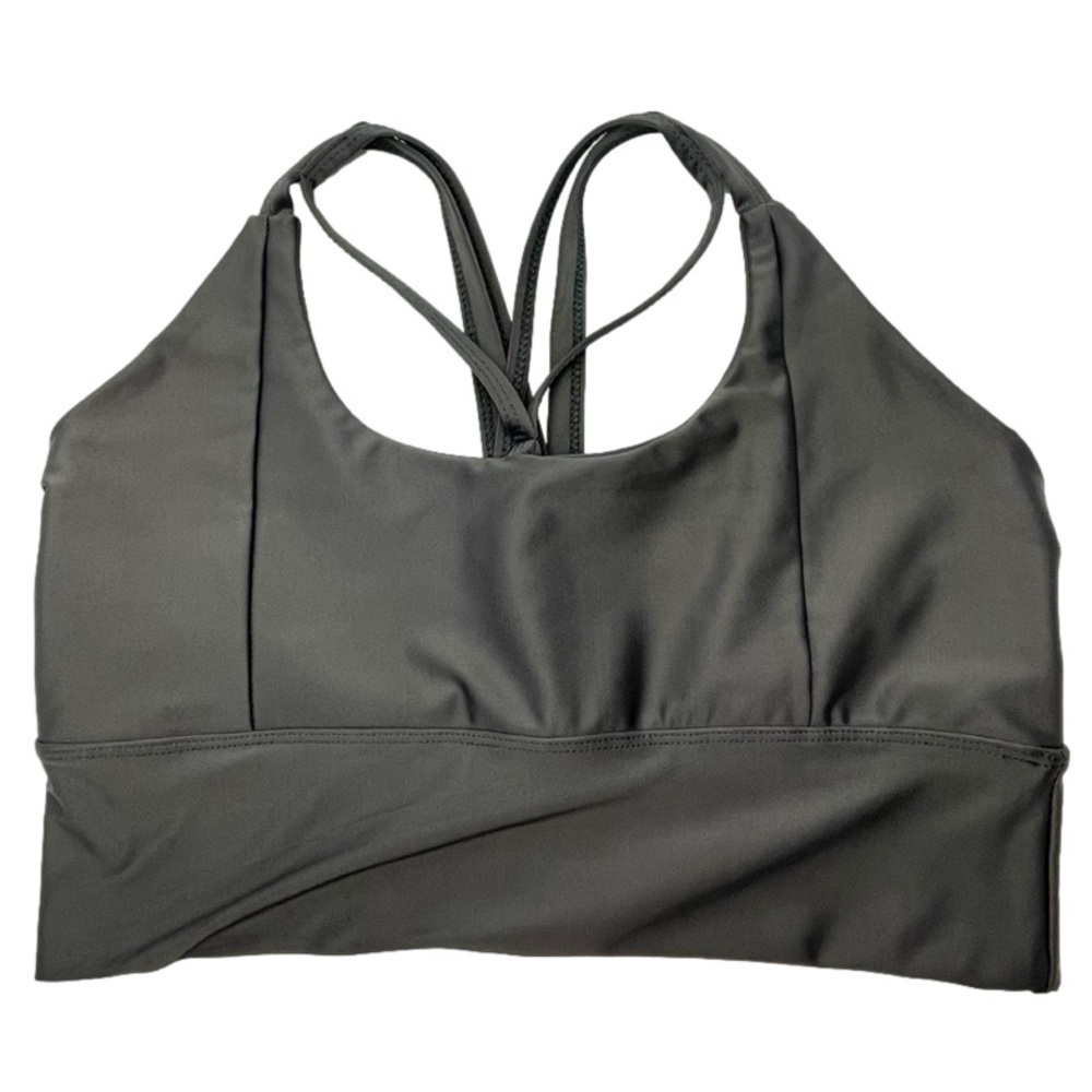 Bree Sports Bra Charcoal Grey Size L
